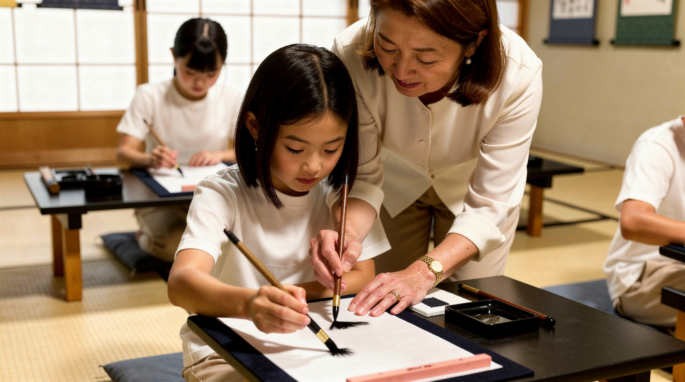 丁寧な指導の様子